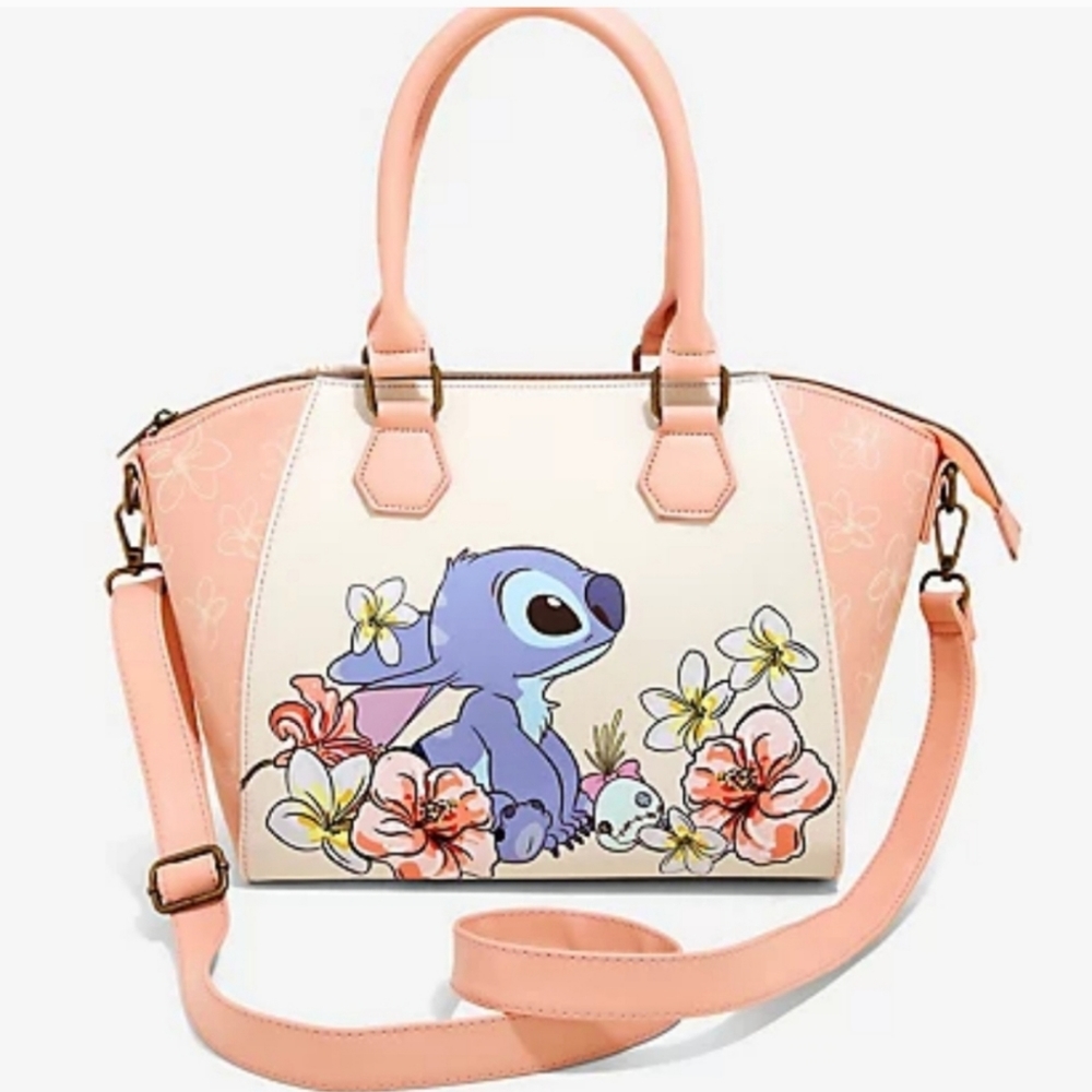 NWT Loungefly Stitch and Scrump satchel